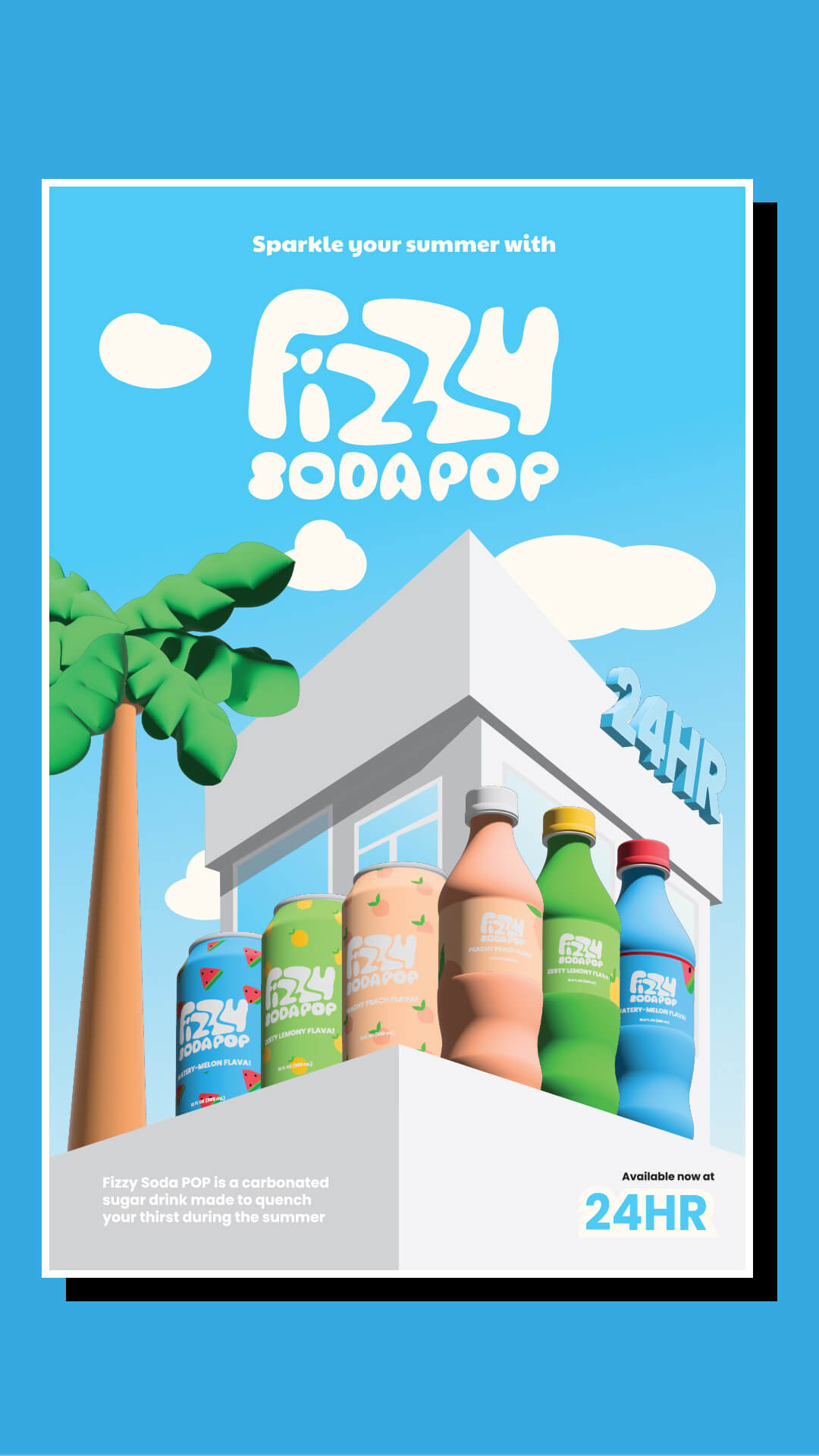 an image of FizzyPOP's initial poster design